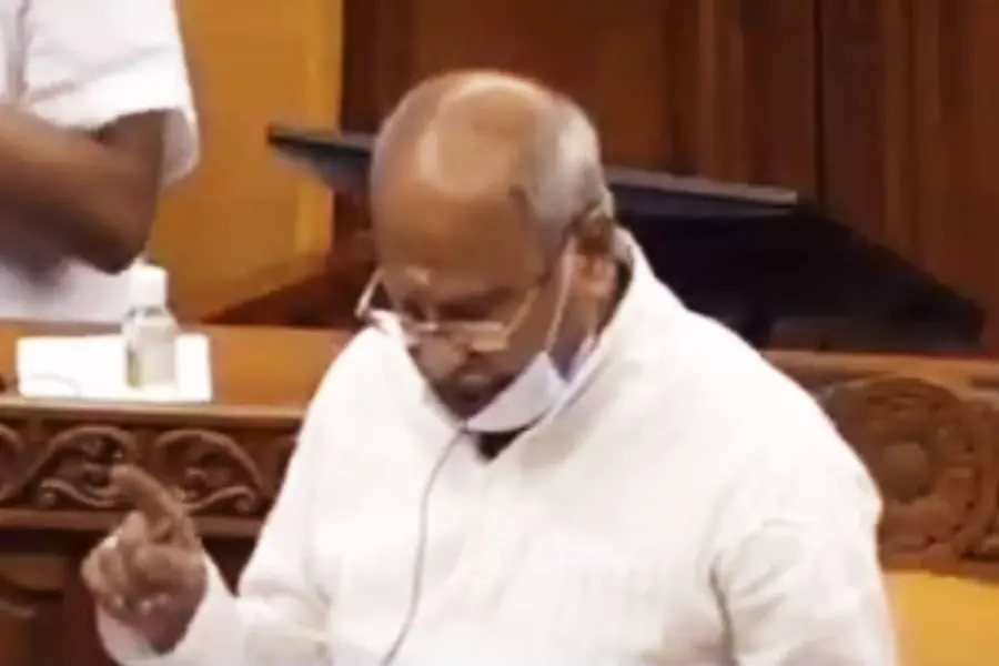 O Rajagopal supports resolution against Speaker