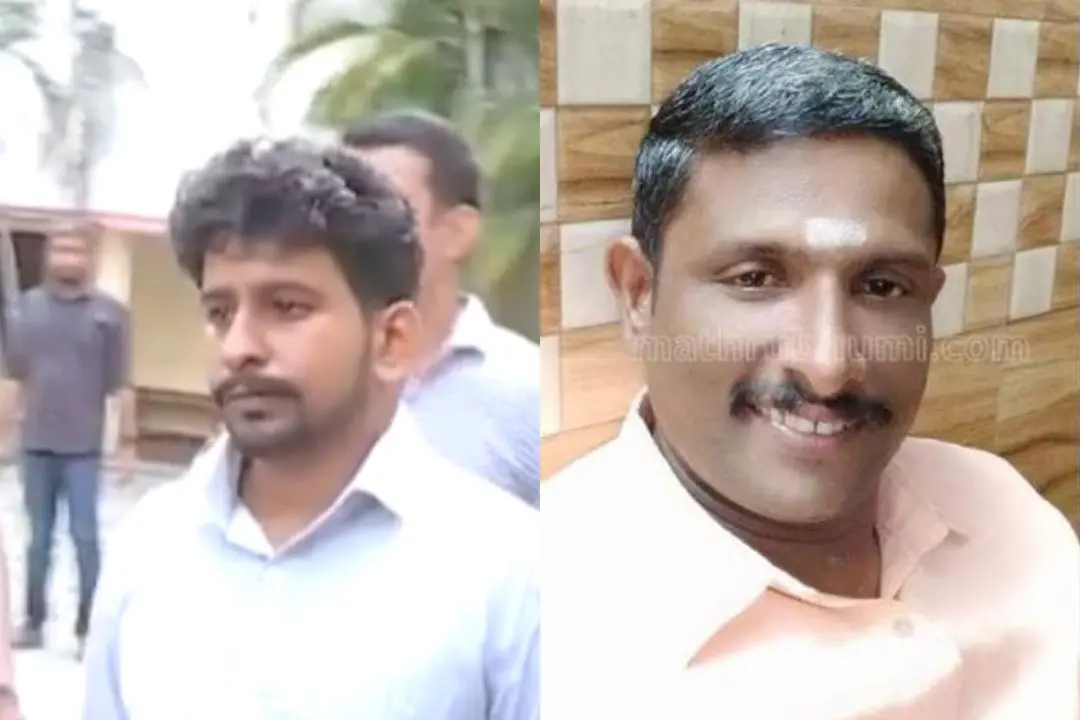 Shafeekh, Sreenivasan | Photo: Photos: Arun Krishnankutty, Mathrubhumi; Screengrab of Mathrubhumi News