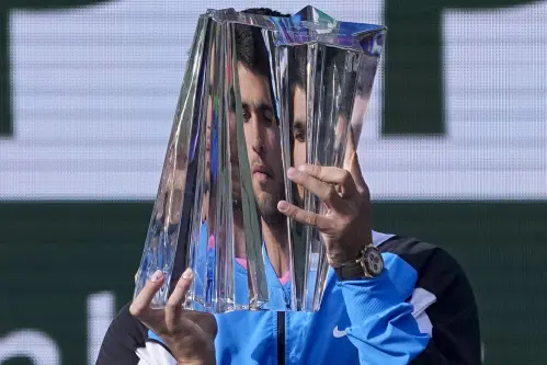 Desert domination: Alcaraz defeats Medvedev to win second straight Indian Wells title