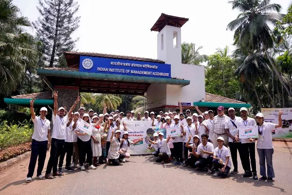 Chhattisgarh delegation on arrival at IIM Kozhikode
