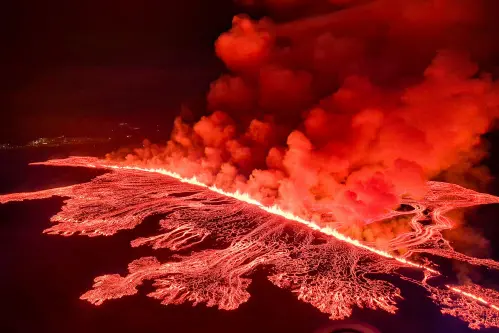 Volcano erupts again on Iceland peninsula, emergency declared