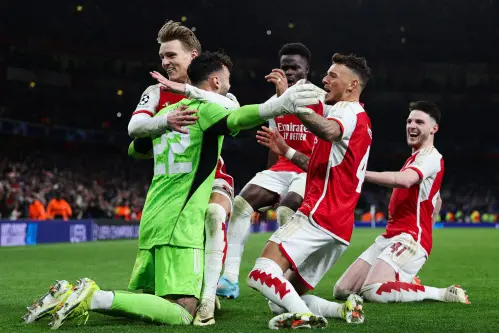 Arsenal edges past Porto 4-2 on penalties to reach Champions League quarterfinals