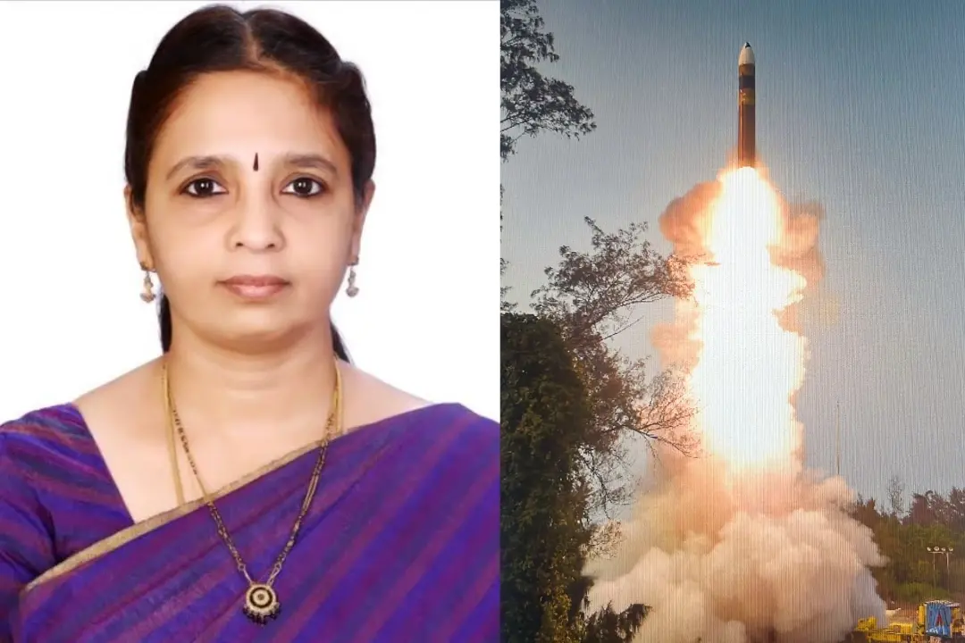 Sheena Rani, Agni missile 5 | Photo: 1. X (twitter) @girishjohar, 2. PTI