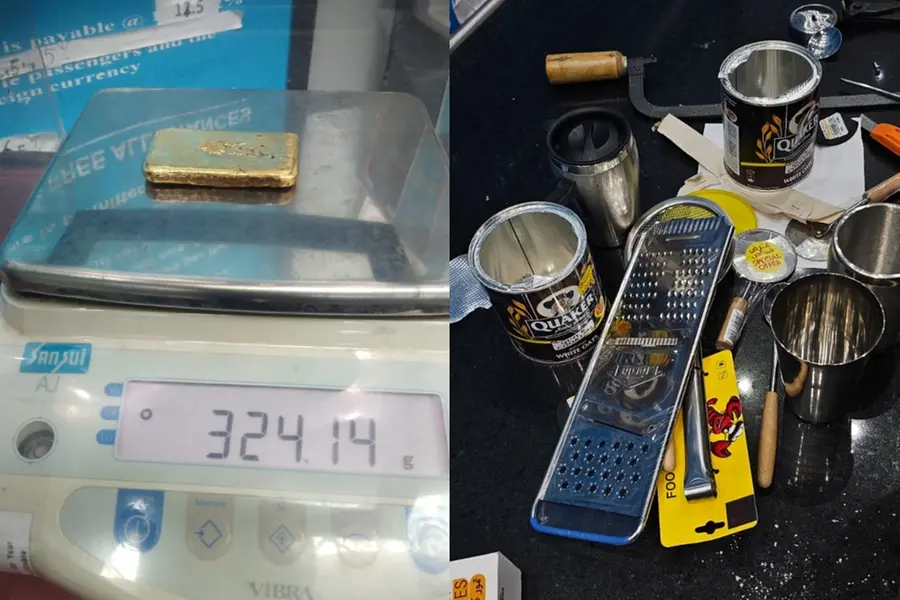Air traveller caught smuggling gold worth Rs 21 lakh at Thiruvananthapuram airport