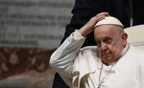 Pope Francis presides over a Mass for the episcopal ordination of Italian Monsignor Vincenzo Turturro in St. Peter's Basilica at the Vatican. (Photo: AFP)