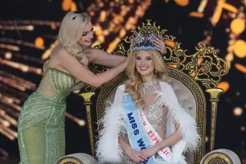 Czech Republic's Krystyna Pyszkova crowned Miss World 2024