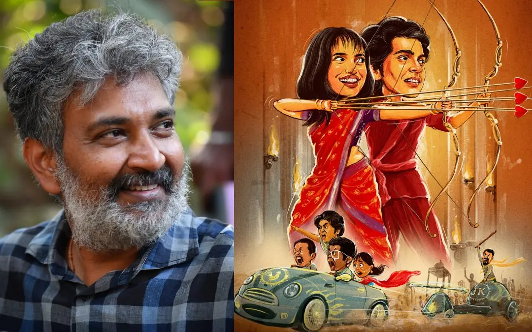S.S Rajamouli, Premalu Telugu poster  | photo: facebook/ss rajamouli