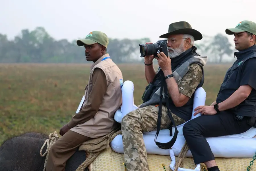 PM visits Kaziranga National Park in Assam