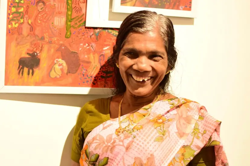 Sathyabhama's Voyages into the world of line and colour