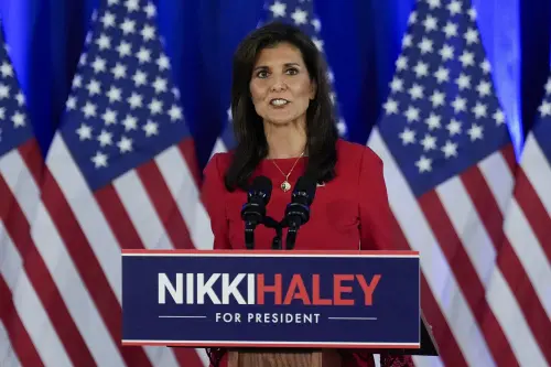 Nikki Haley speaks during a news conference in Charleston. (Photo: AP/PTI)