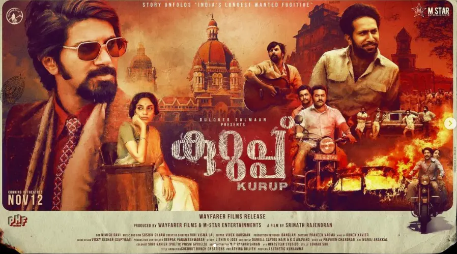Kurup poster | Photo: Instagram @dqsalmaan