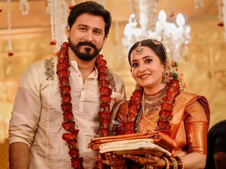 Bhama and Arun. Photo: Sainu Whiteline Photography|Instagram