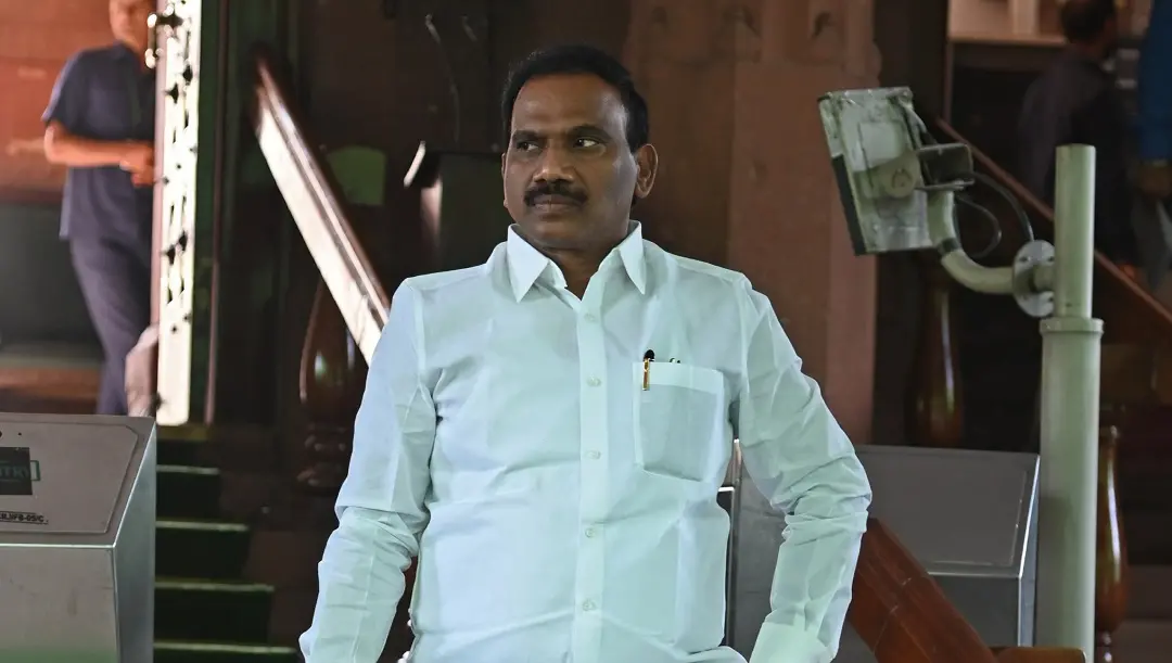 Dravida Munnetra Kazhagam (DMK) MP A Raja | Photo: ANI