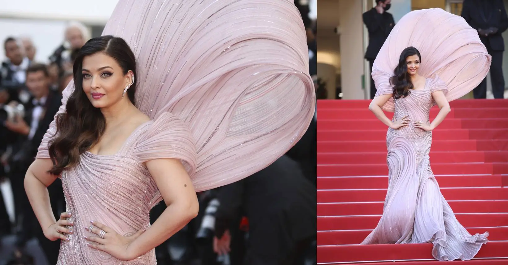 Aishwarya Rai Bachchan at Cannes . Photo: AFP