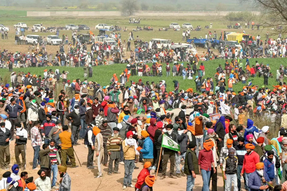 Farmers Protest | Photo: AFP