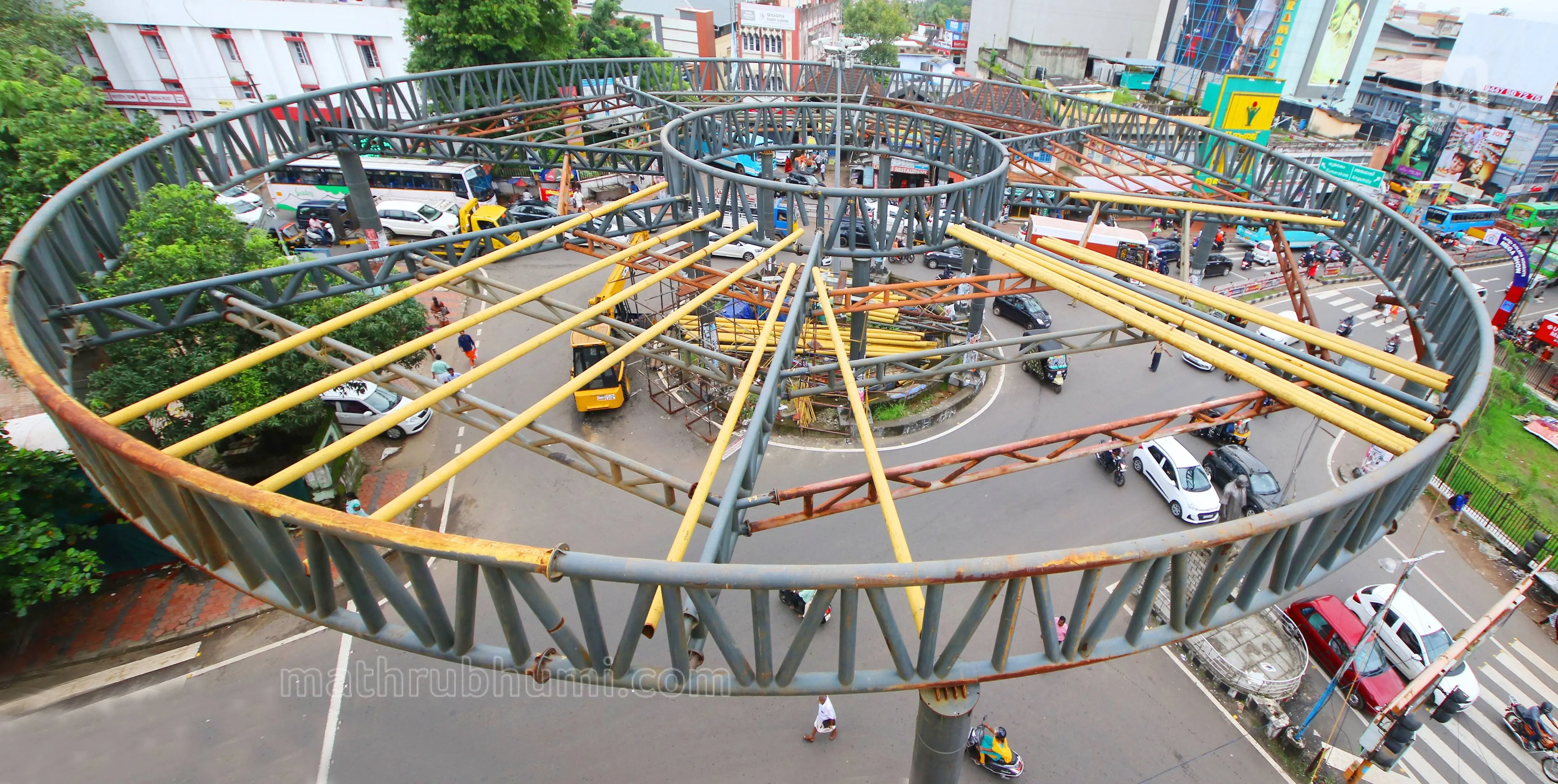 കോട്ടയത്തെ ആകാശപ്പാത | Photo: മാതൃഭൂമി