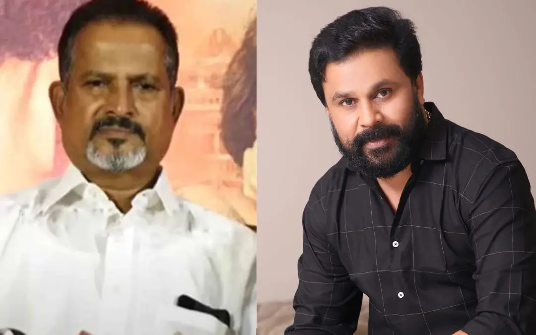 FEOUK president K Vijayakumar, FEOUK Chairman Dileep | Photo: special arrangements, facebook/dileep