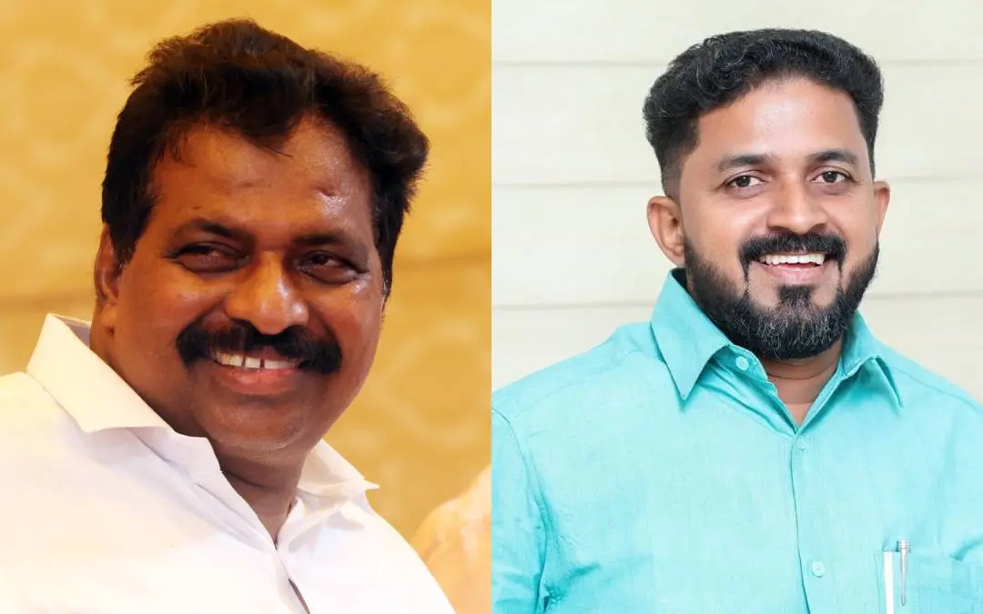 കൊടിക്കുന്നിൽ സുരേഷ്, സി.എ. അരുൺകുമാർ | Photo: Mathrubhumi, facebook.com/caarunkumar