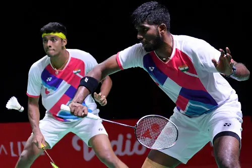 Satwiksairaj Rankireddy (R) and Chirag Shetty (L) | AFP