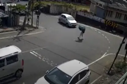 Girl injured after being hit by car while crossing road in Kottayam ...