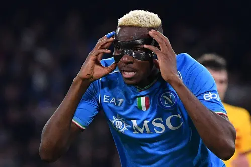 Returning hero Osimhen snatches Champions League draw with Barca