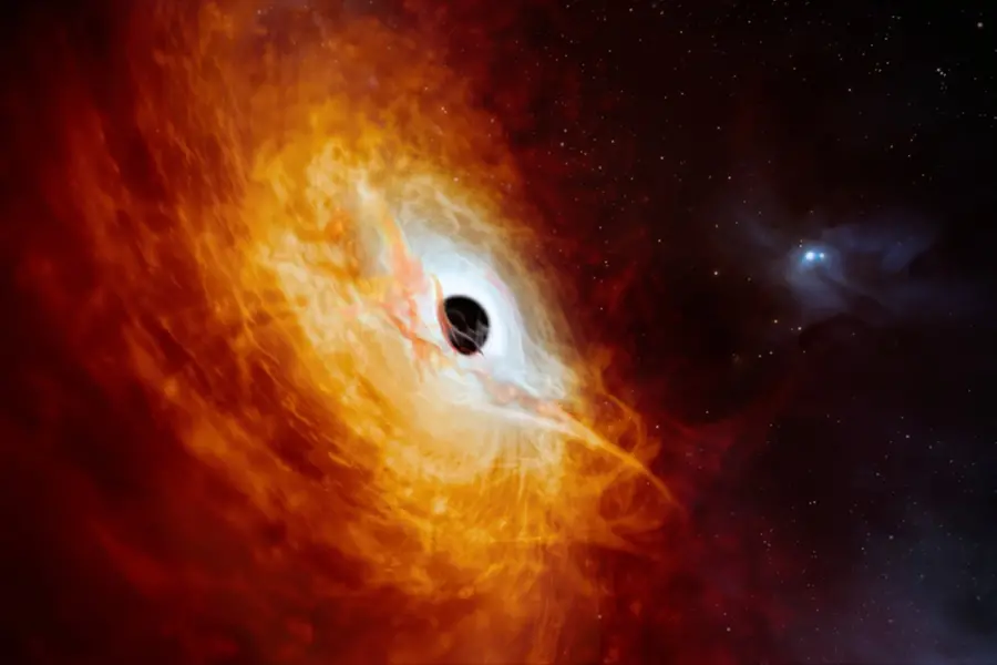 Astronomers discover fastest-growing black hole and brightest object in universe