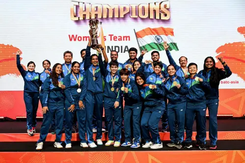 Modi hails Indian women's Badminton Asia Team Championships triumph