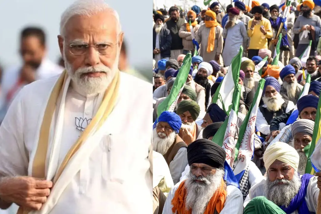 Narendra Modi-Protesting farmers listen to a speaker at the Shambhu Border during the Samyukta Kisan Morcha's (SKM) 'Bharat Bandh' | Photos: PTI, ANI