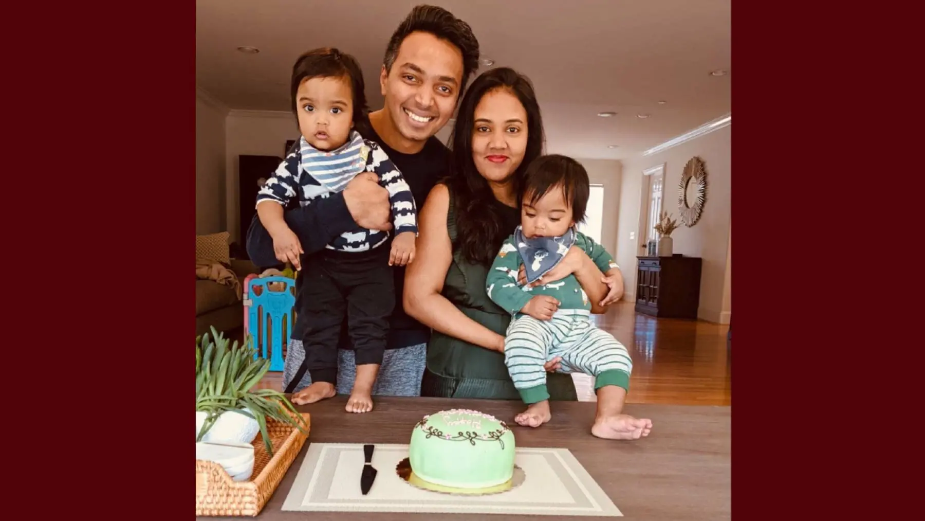Anand and family. (Photo: Facebook)