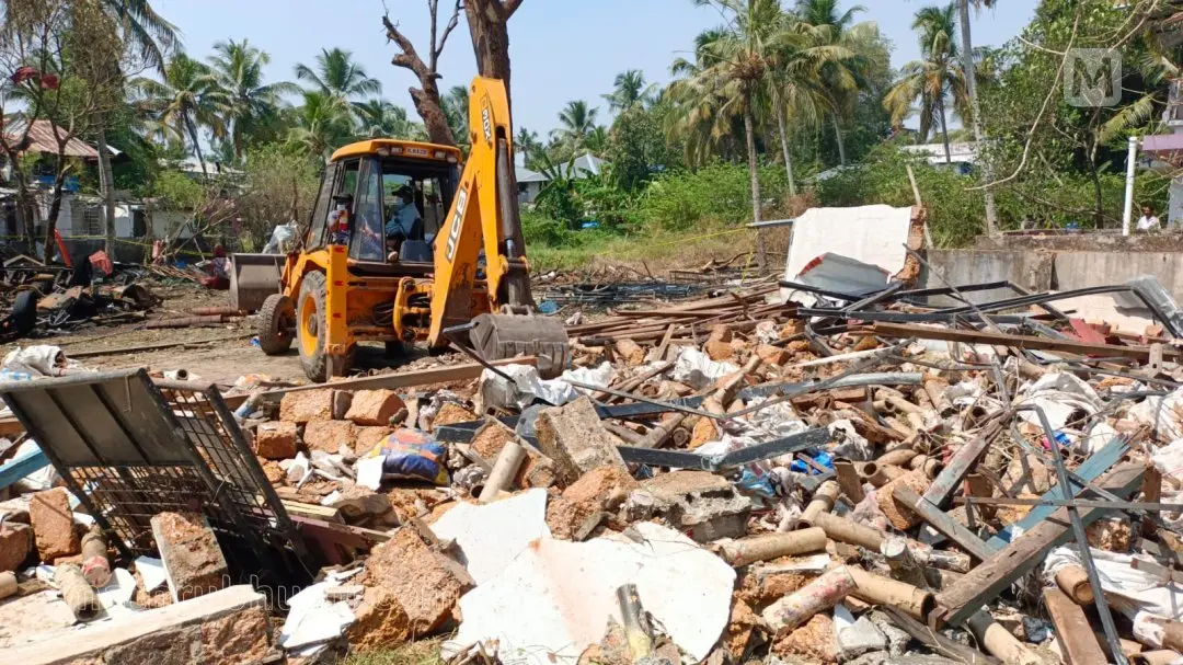The site of the blast | Photo: Mathrubhumi
