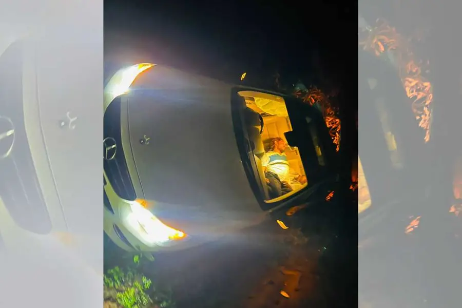 Luxury car carrying smugglers falls into ditch in Koduvally; MDMA, weighing machine seized