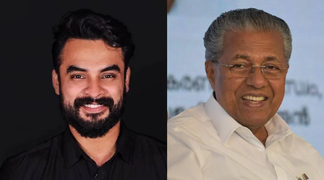 Tovino Thomas, Pinarayi Vijayan