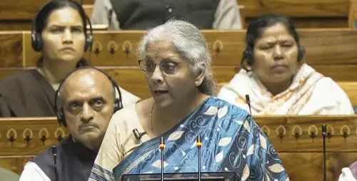 Union Finance Minister Nirmala Sitharaman presents the Interim Budget 2024 in the Lok Sabha, at Parliament House in New Delhi, on Thursday. I Photo: PTI