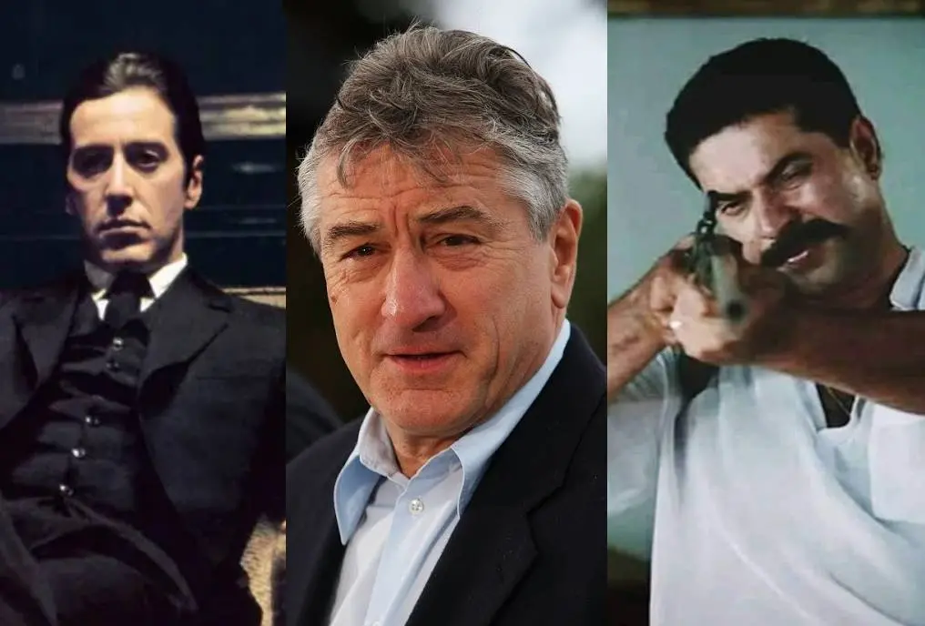 Al Pacino, Robert De Niro and Mammootty