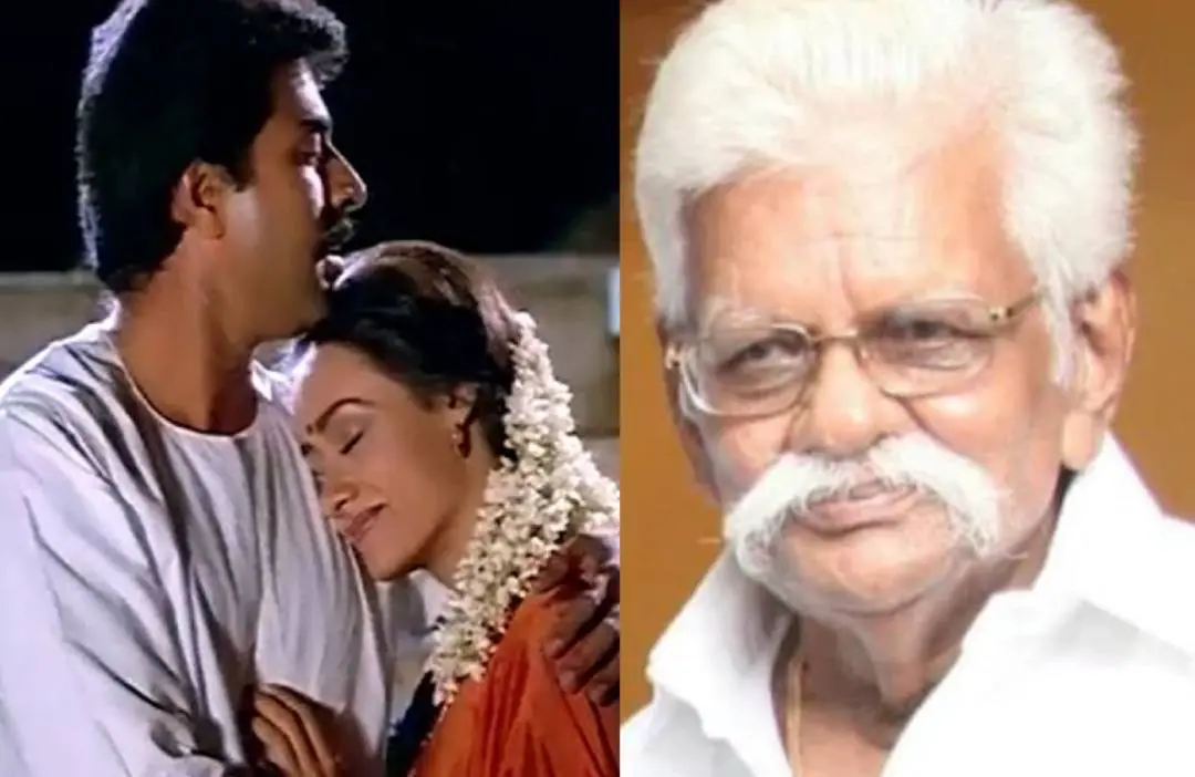 A scene from 'Mounam Sammatham' Tamil poet and lyricist Pulamaipithan