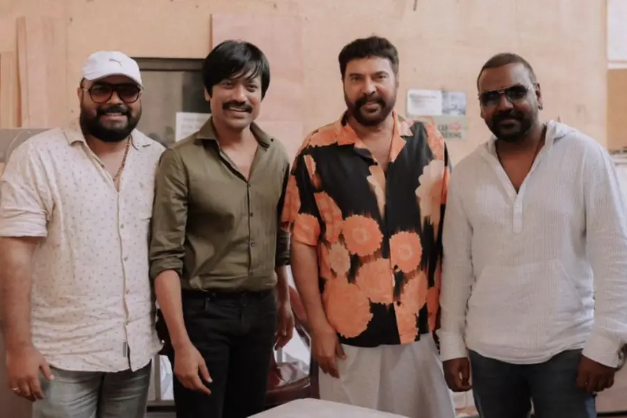 Mammootty poses for a ‘mega’ picture with Tamil superstars
