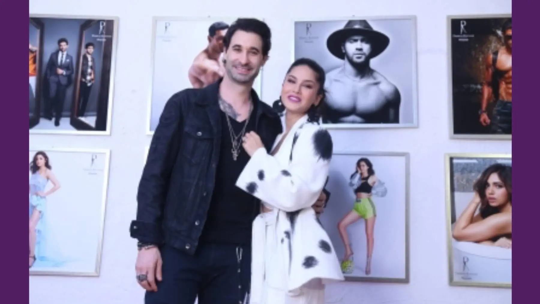 Sunny Leone and Daniel Weber. (Photo: IANS)