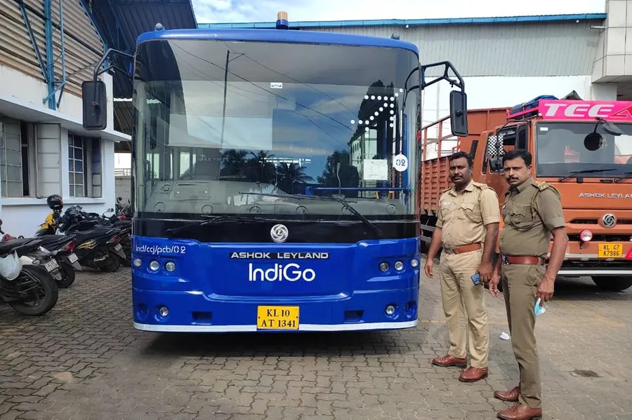 Kerala MVD seizes IndiGo's bus over tax evasion