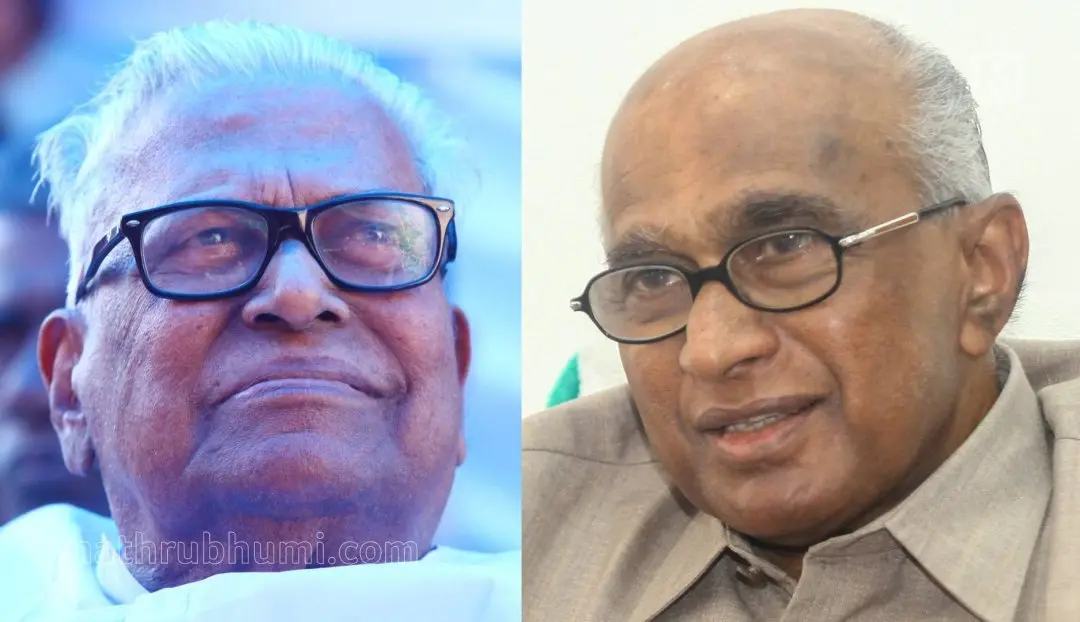 വി.എസ്. അച്യുതാനന്ദന്, സി.പി. സുധാകരപ്രസാദ്| Photo: Mathrubhumi