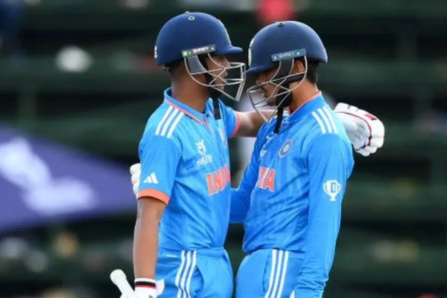 Impressive fifties by Dhas, Saharan help India beat SA by two wickets to enter U19 WC final