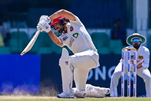 Afghanistan trail Sri Lanka by 206 runs in one-off Test