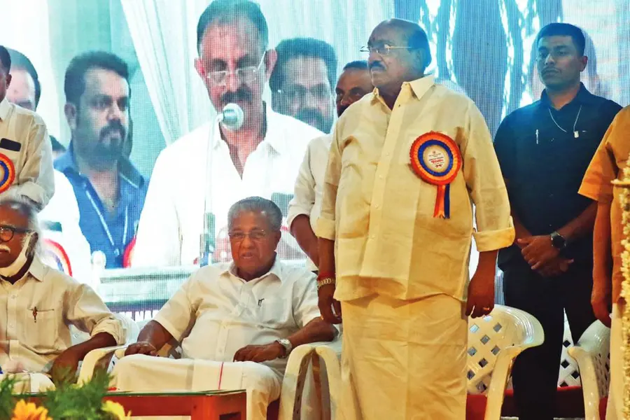 CM Pinarayi Vijayan's refusal to stand up during 'Guru Stuthi' stokes row