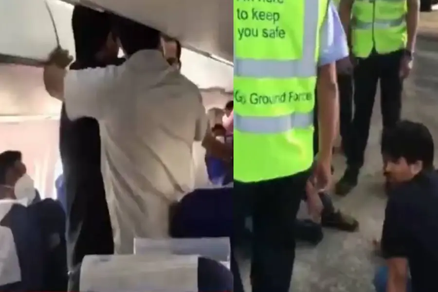 Protest inside flight: Third person absconding, central intelligence intervenes