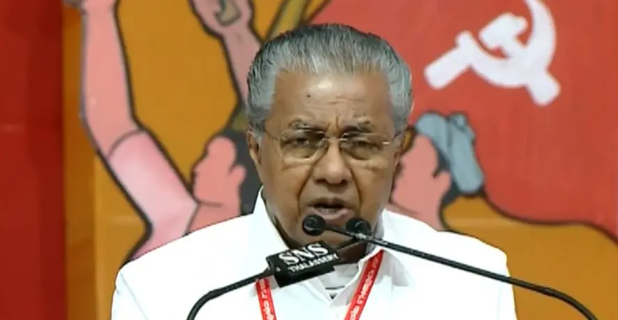 Chief Minister Pinarayi Vijayan | Screengrab: Mathrubhumi News