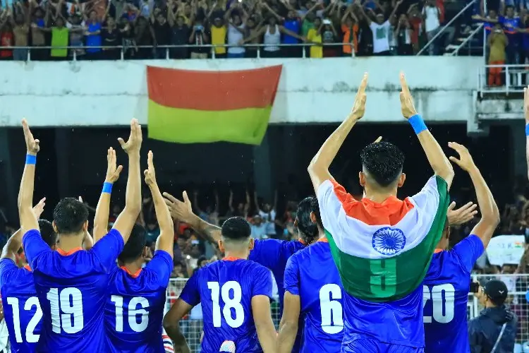 ഇന്ത്യ@100, ഫിഫ റാങ്കിങ്ങില് നേട്ടമുണ്ടാക്കി ഇന്ത്യ, തലപ്പത്ത് ലോകചാമ്പ്യന്മാര് തന്നെ