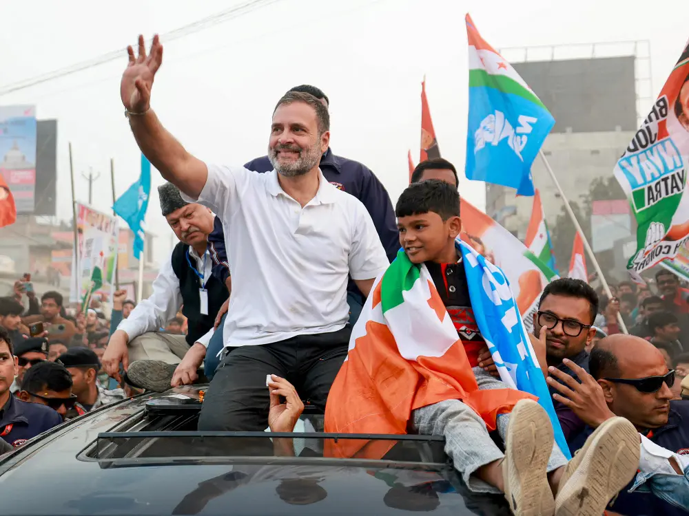 Congress leader Rahul Gandhi during the 'Bharat Jodo Nyaya Yatra' | PTI