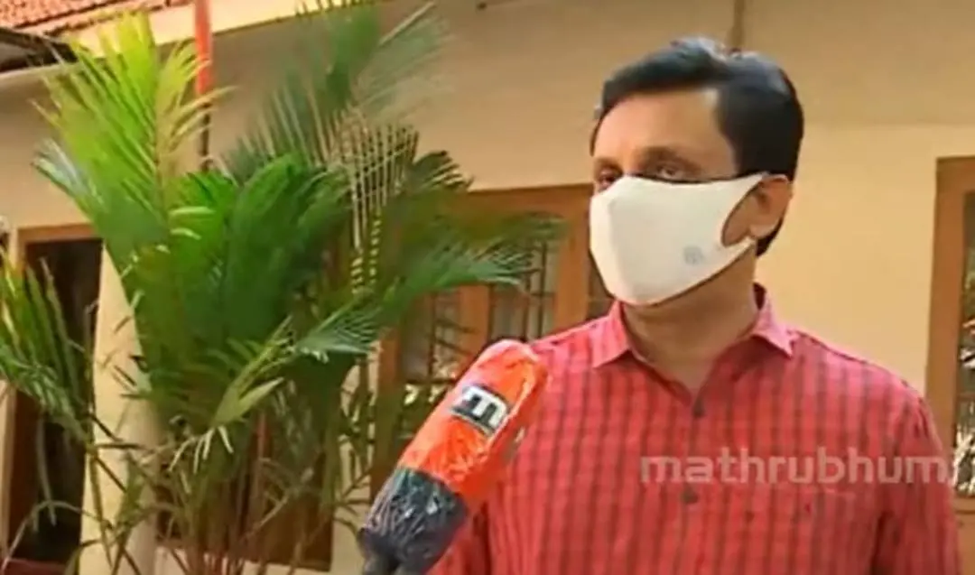 P A Muhammad Riyas | Screen grab: Mathrubhumi News