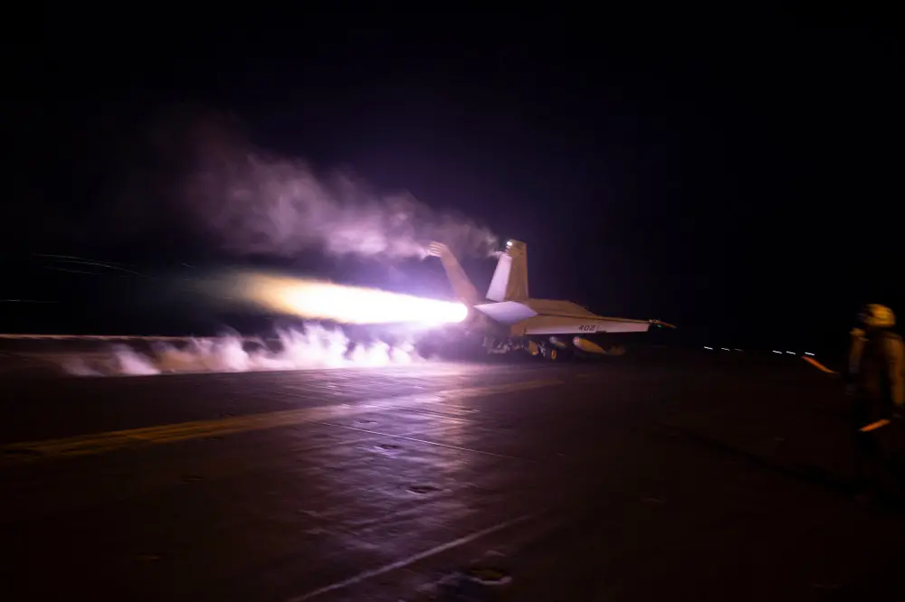 US conduct strikes on Houthi targets in Iranian-backed Houthi terrorist-controlled areas of Yemen | AFP