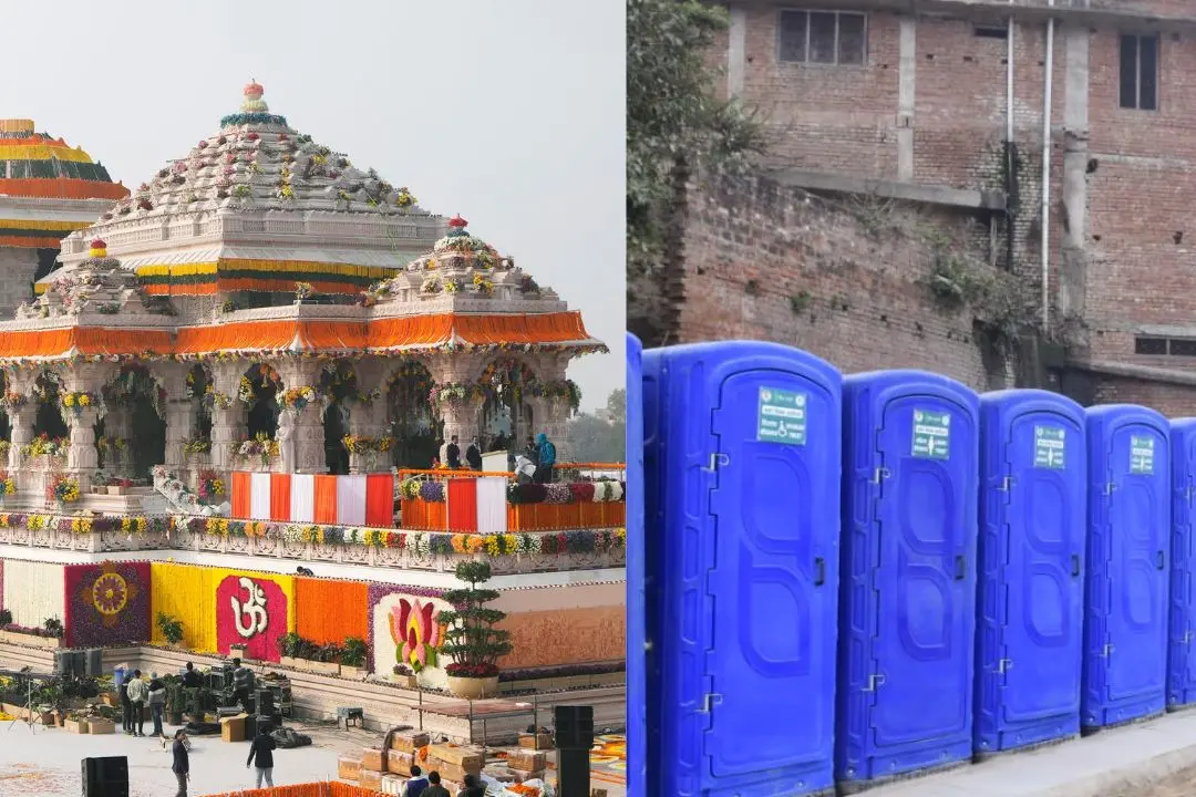 Ram temple-Bio-tiolets | Photos: AP, Special arrangement