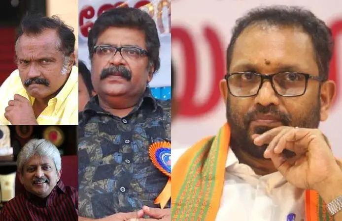 (Clockwise) Bheeman Raghu, Ramasimhan, K Surendran and Rajasenan